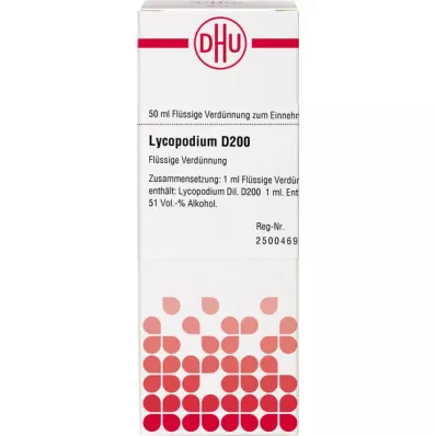 LYCOPODIUM D 200 riedenie, 50 ml