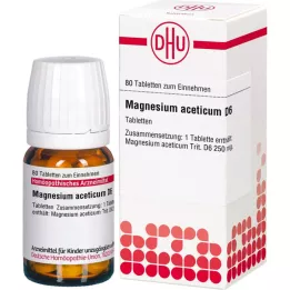 MAGNESIUM ACETICUM D 6 tabliet, 80 kapsúl