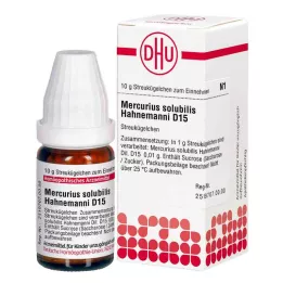 MERCURIUS SOLUBILIS Hahnemanni D 15 globúl, 10 g