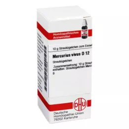 MERCURIUS VIVUS D 12 guľôčok, 10 g