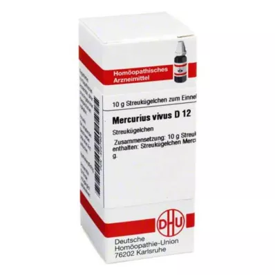 MERCURIUS VIVUS D 12 guľôčok, 10 g