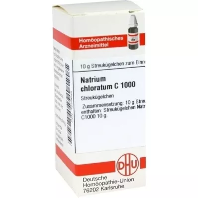 NATRIUM CHLORATUM C 1000 guľôčok, 10 g