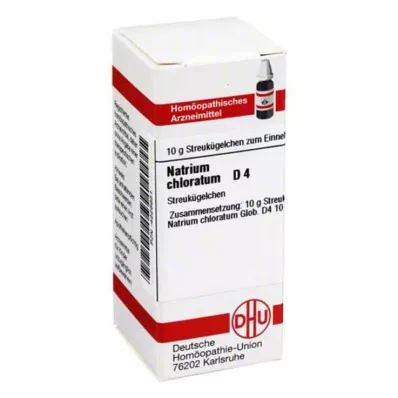 NATRIUM CHLORATUM D 4 guľôčky, 10 g