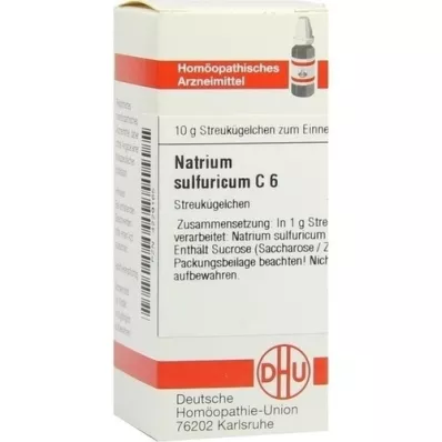 NATRIUM SULFURICUM C 6 guľôčok, 10 g