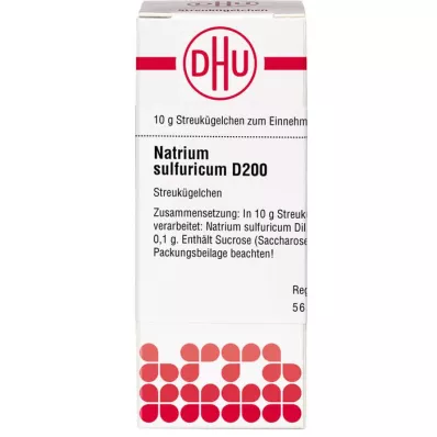 NATRIUM SULFURICUM D 200 globúl, 10 g