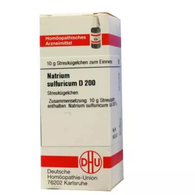 NATRIUM SULFURICUM D 200 globúl, 10 g