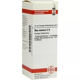 NUX VOMICA C 6 riedenie, 20 ml