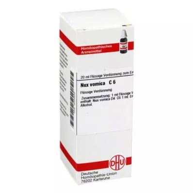 NUX VOMICA C 6 riedenie, 20 ml NUX VOMICA C 6 riedenie, 20 ml