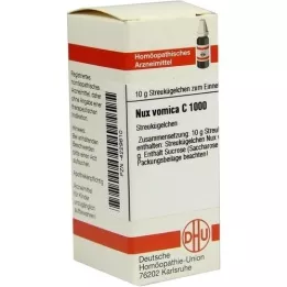 NUX VOMICA C 1000 guľôčok, 10 g