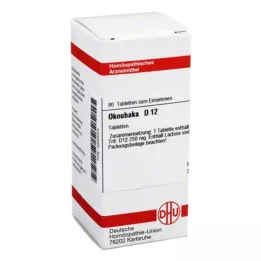 OKOUBAKA D 12 tabliet, 80 kapsúl