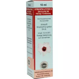 STROPHANTHUS D 4 kvapky Sanum, 10 ml