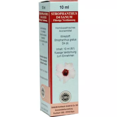 Strophanthus D 4 Sanum kvapkadlo, 10 ml Strophanthus D 4 Sanum kvapkadlo, 10 ml
