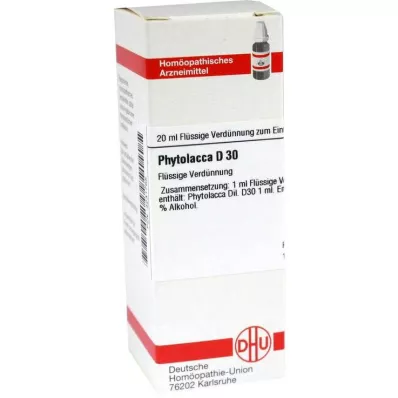 PHYTOLACCA D 30 riedenie, 20 ml