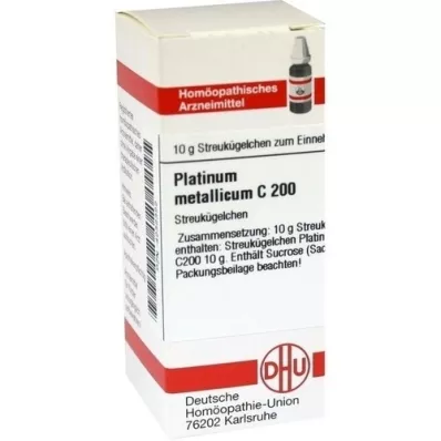 PLATINUM METALLICUM C 200 guľôčok, 10 g