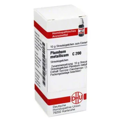DHU Plumbum metallicum C 200 guľôčky, 10 g DHU Plumbum metallicum C 200 guľôčky, 10 g
