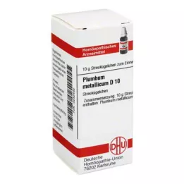 PLUMBUM METALLICUM D 10 guľôčok, 10 g
