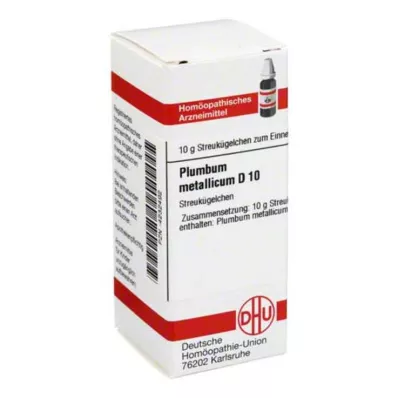 PLUMBUM METALLICUM D 10 guľôčok, 10 g