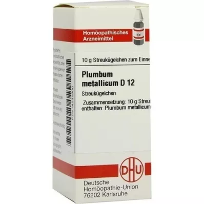 PLUMBUM METALLICUM D 12 guľôčok, 10 g