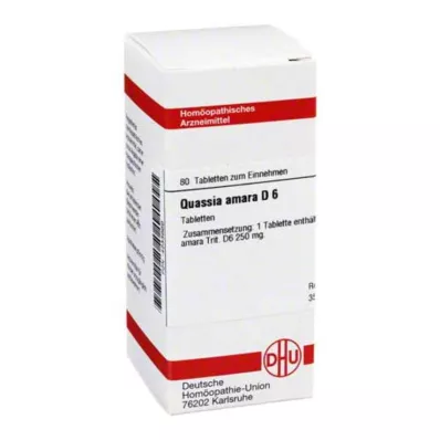DHU Quassia D 6 tabliet, 80 ks DHU Quassia D 6 tabliet, 80 ks