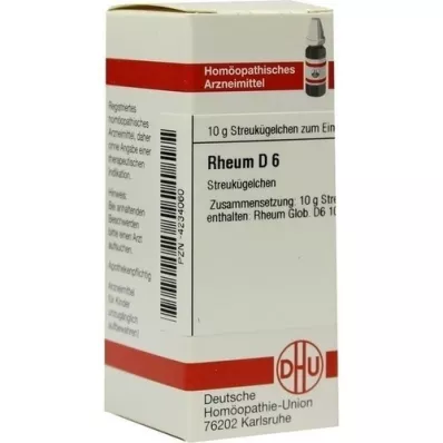 RHEUM D 6 guľôčok, 10 g
