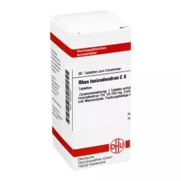 RHUS TOXICODENDRON C 6 tabliet, 80 kapsúl