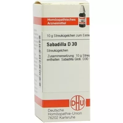 SABADILLA D 30 guľôčok, 10 g