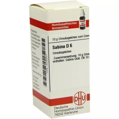 SABINA D 6 guľôčok, 10 g
