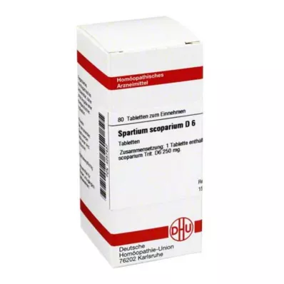 SPARTIUM SCOPARIUM D 6 tabliet, 80 kapsúl