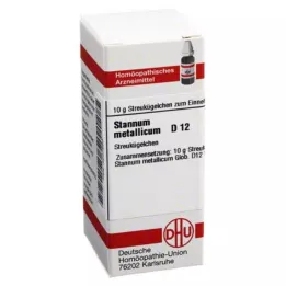 STANNUM METALLICUM D 12 guľôčok, 10 g