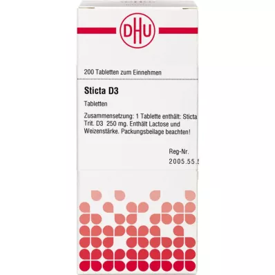 STICTA D 3 tablety, 200 kapsúl