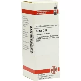 SULFUR C 12 riedenie, 20 ml