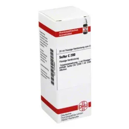 SULFUR C 200 riedenie, 20 ml