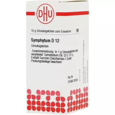 SYMPHYTUM D 12 guľôčok, 10 g