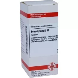 SYMPHYTUM D 12 tabliet, 80 kapsúl