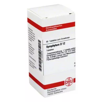DHU Symphytum D 12 tabliet, 80 ks