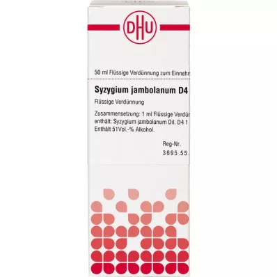 SYZYGIUM JAMBOLANUM D 4 riedenie, 50 ml