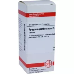 SYZYGIUM JAMBOLANUM D 6 tabliet, 80 kapsúl