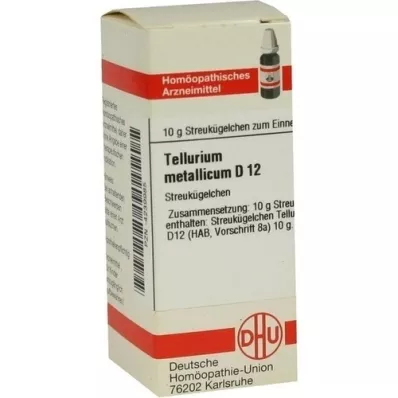 TELLURIUM metallicum D 12 guľôčok, 10 g