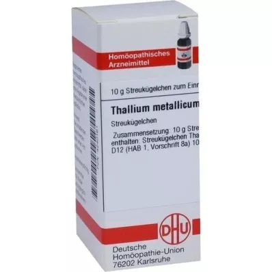 THALLIUM METALLICUM D 12 guľôčok, 10 g