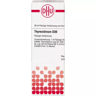 THYREOIDINUM D 30 riedenie, 20 ml
