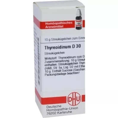 THYREOIDINUM D 30 guľôčok, 10 g