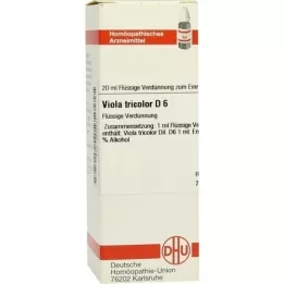 VIOLA TRICOLOR D 6 riedenie, 20 ml