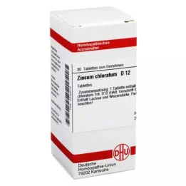 ZINCUM CHLORATUM D 12 tabliet, 80 kapsúl