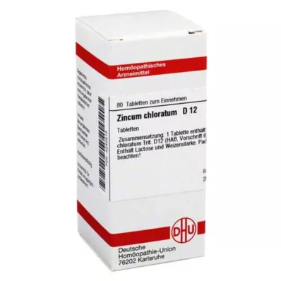 ZINCUM CHLORATUM D 12 tabliet, 80 kapsúl ZINCUM CHLORATUM D 12 tabliet, 80 kapsúl