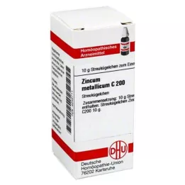 ZINCUM METALLICUM C 200 guľôčok, 10 g
