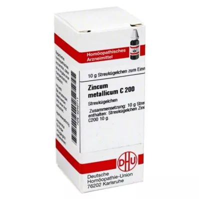 ZINCUM METALLICUM C 200 guľôčok, 10 g ZINCUM METALLICUM C 200 guľôčok, 10 g