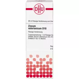 ZINCUM VALERIANICUM D 10 riedenie, 20 ml