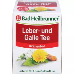 BAD HEILBRUNNER Filtračné vrecúška na čaj z pečene a žlčníka, 8X1,75 g