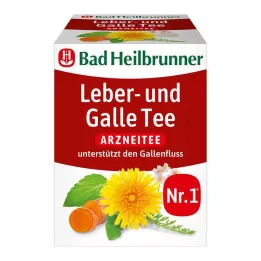 BAD HEILBRUNNER Filtračné vrecúška na čaj z pečene a žlčníka, 8X1,75 g