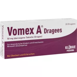 VOMEX A Dragees 50 mg obalené tablety, 20 ks